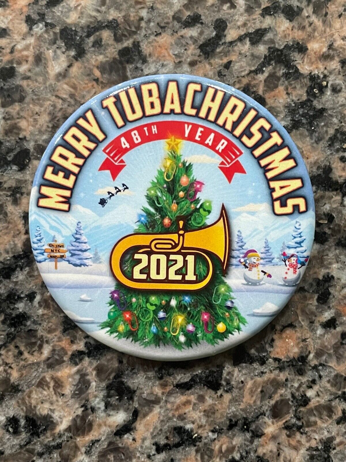 Merry TubaChristmas Event Button - Various Years