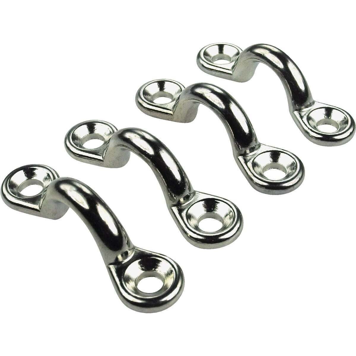 Seachoice 1-7/8" L x 3/8" ID Chrome Plated Zinc Eye Strap (4-Pk) 28831 FREE SHIP