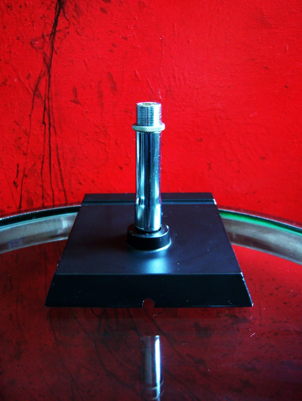 Vintage 1970's Atlas DS-2 microphone desk stand old DS-5 DS-7 DS-10 Shure # 8