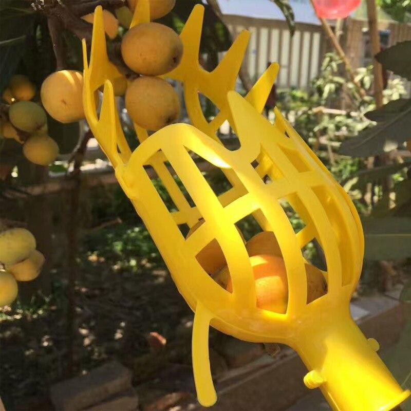 1pc Orange Fruit Picker Lightweight Ergonomic Garden Harvest Tool