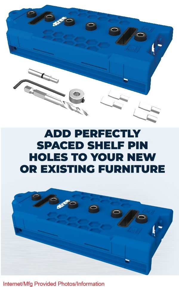 Kreg KMA3225 Shelf-Pin Jig 1/4" (6 mm)