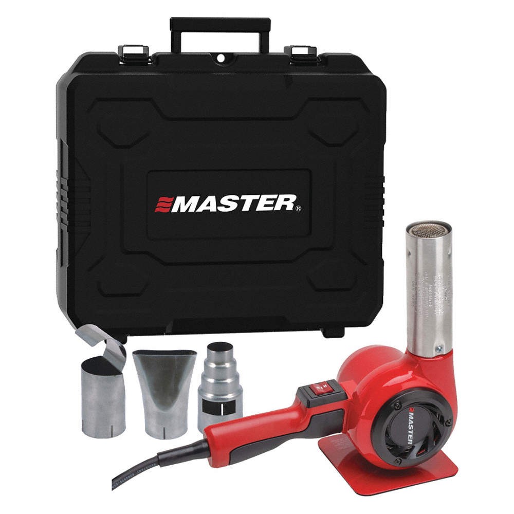 MASTER APPLIANCE HG-501D-00-K Heat Gun Kit,120V AC,1,200  deg.F,14.5 A 54XY08