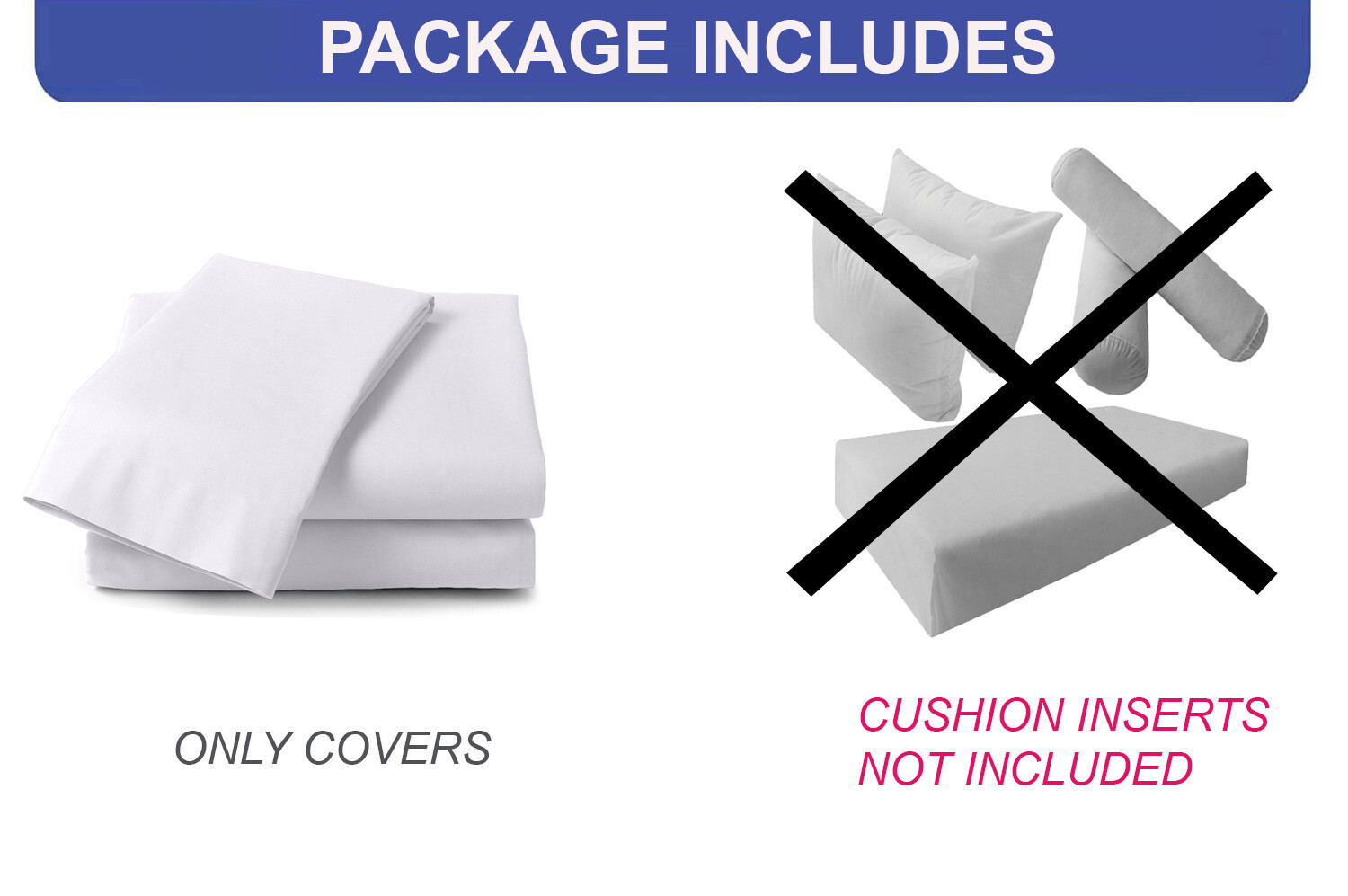 COVER ONLY STYLE 1 Mattress Pillow Daybed Porch Swing Knife Edge Full AD106