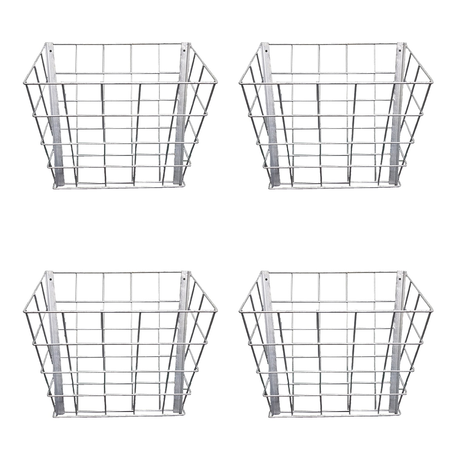 Rugged Ranch Livestock Steel Hay Feeder Rack for Goats, Sheep and Horses, 4 Pack