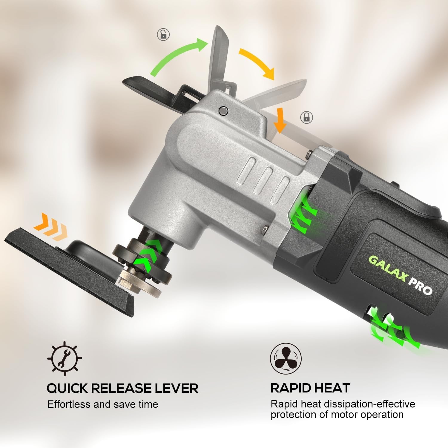 Power Oscillating Tool, Cordless Multi Tool 20V...