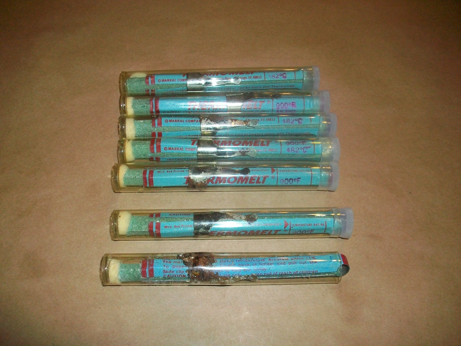 7pc Markal Thermomelt Heat Stik   900°F    # 900DE   NEW