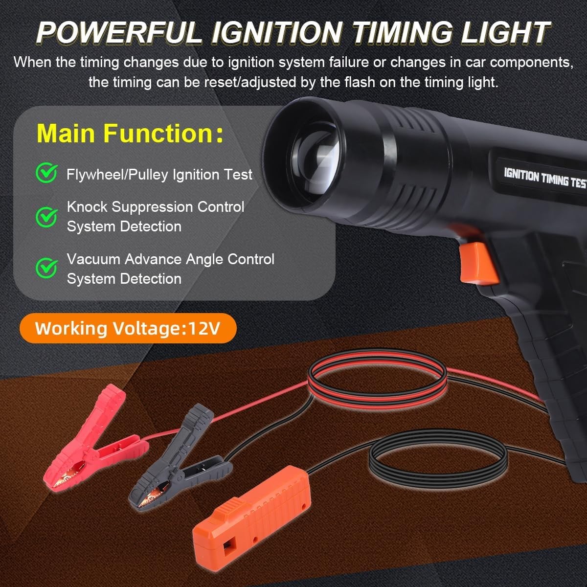 Ignition Timing Light Gun Car Engine Ignition Inductive Timing Light