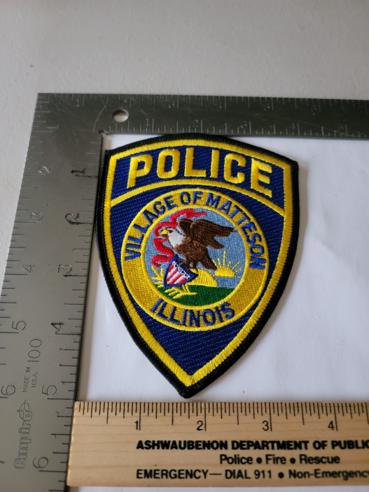GGB5 patch Police Illinois Village Of Matteson
