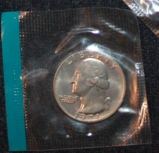 BU 1971-P  Washington Quarter Mint Cello 25C