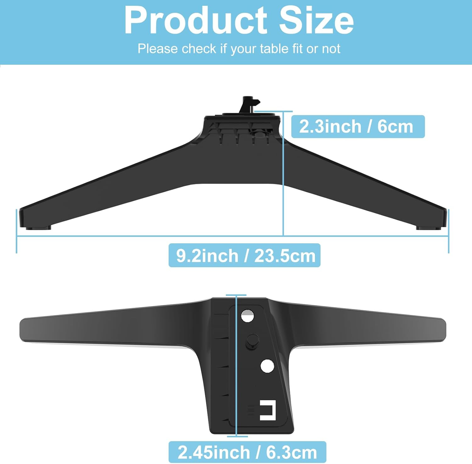 LG TV Stand Legs Replacement for Listed Models – 50–55 Inch Compatible