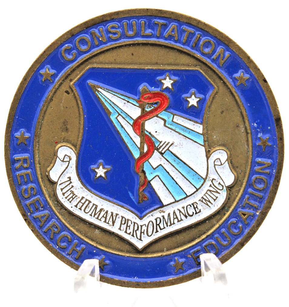USAF 711th Human Performance Wing AFRL Challenge Coin 1.5in