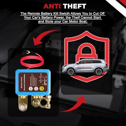 Smart Voltage Kill Switch 12V/24V 240A Remote Battery Disconnect Switch