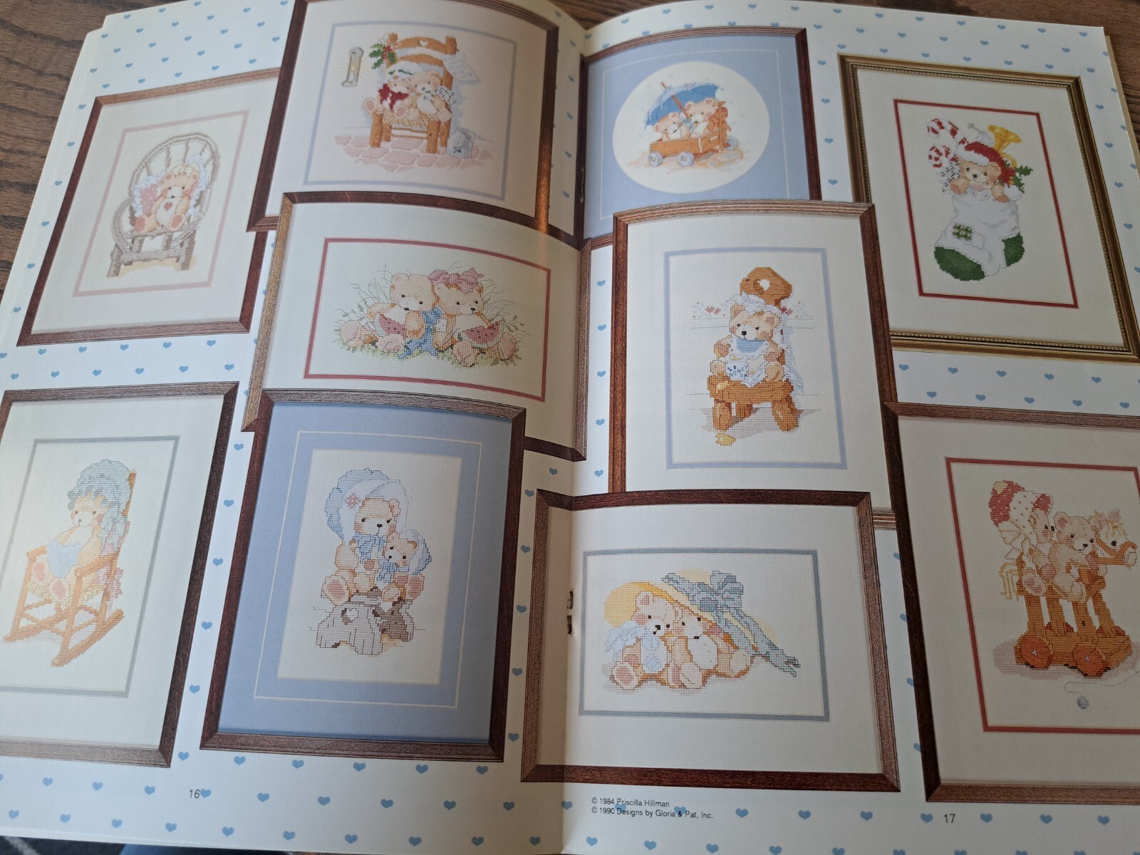 Priscilla's Precious Bears Cross Stitch Pattern Book No. 66