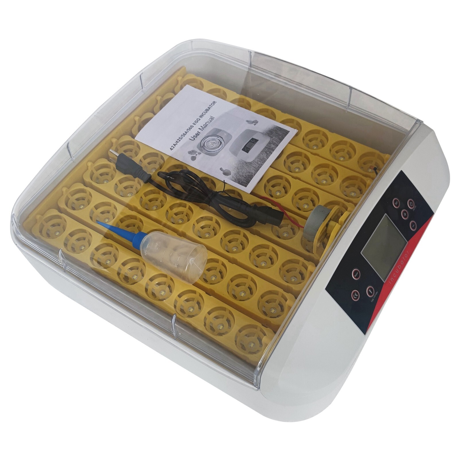 110V 80W Smart PID Incubator 56 Eggs Chick Incubator Egg Hatching Machine