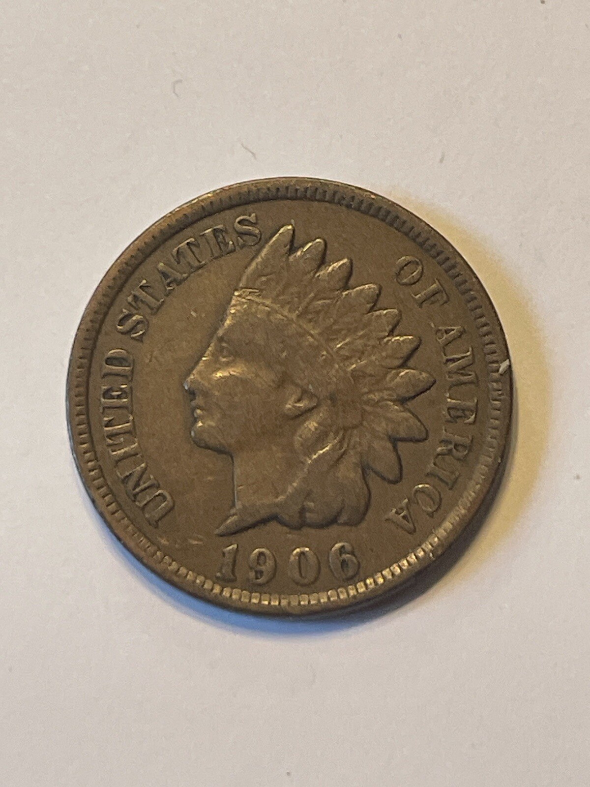 1906 Indian Cent VF