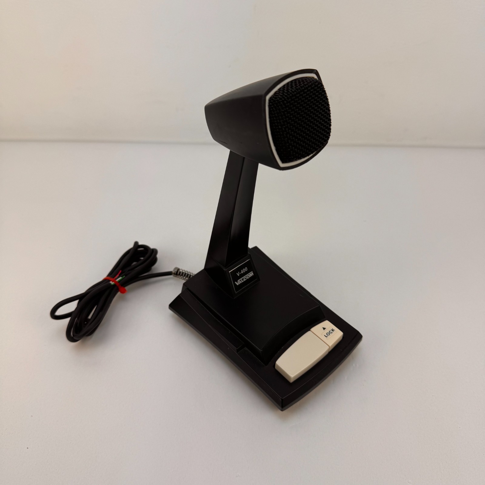 Valcom V-400 / Astatic 878HL Desktop Microphone for Paging Intercom Systems