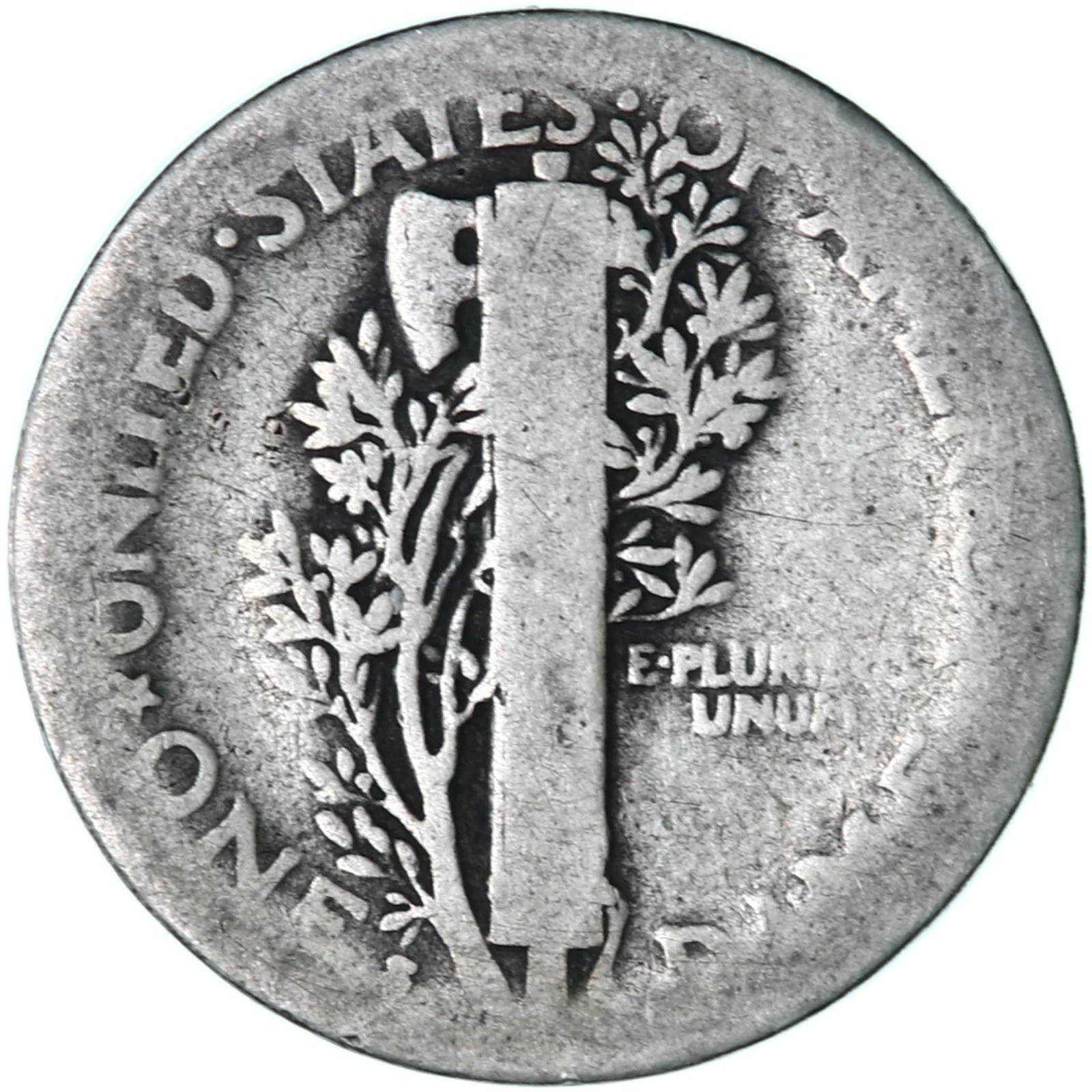 1919 S Mercury Dime 90% Silver About Good AG