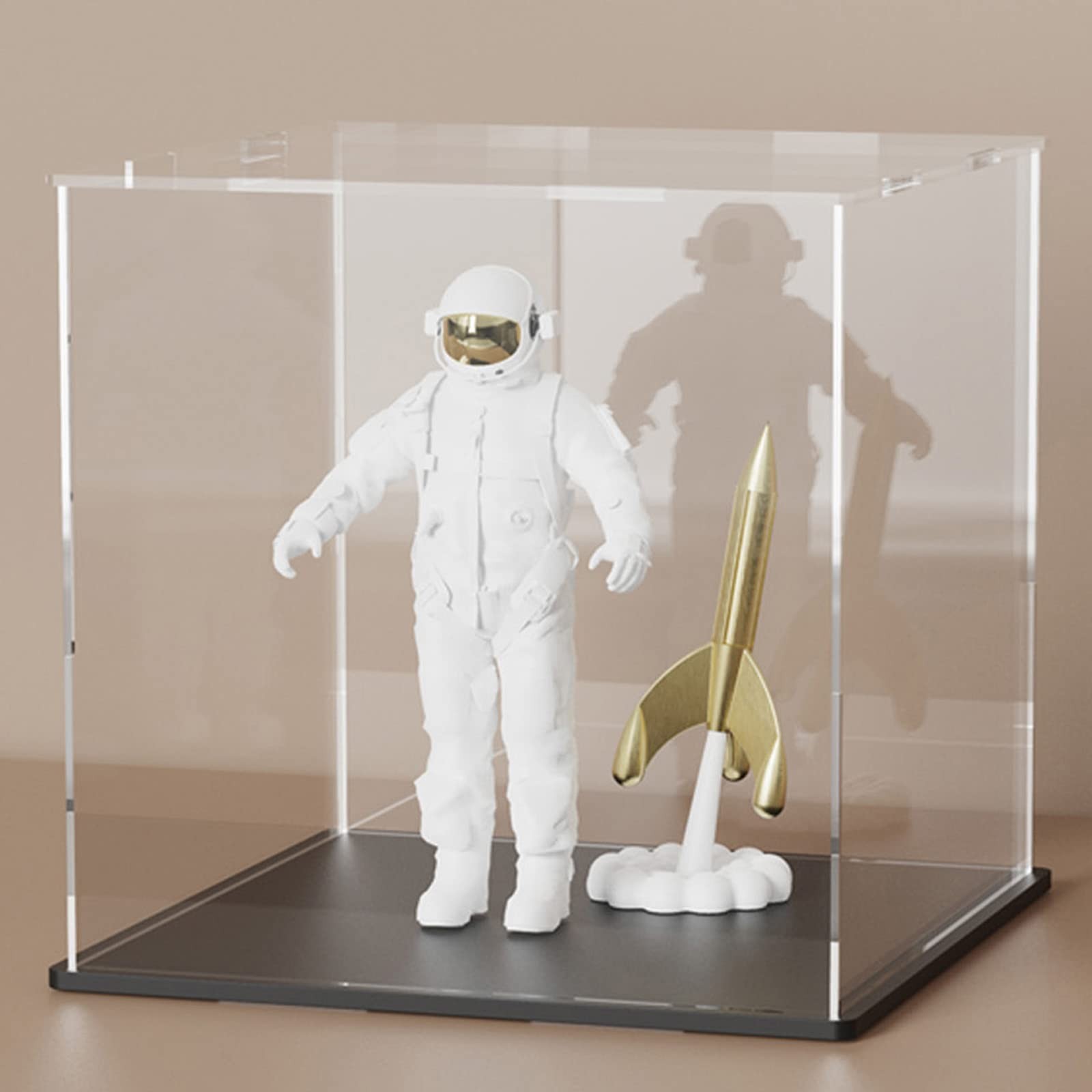 SVENJBB Acrylic Display Case 8x8x8 Inch Cube Acrylic Boxes for Display Clear Dis