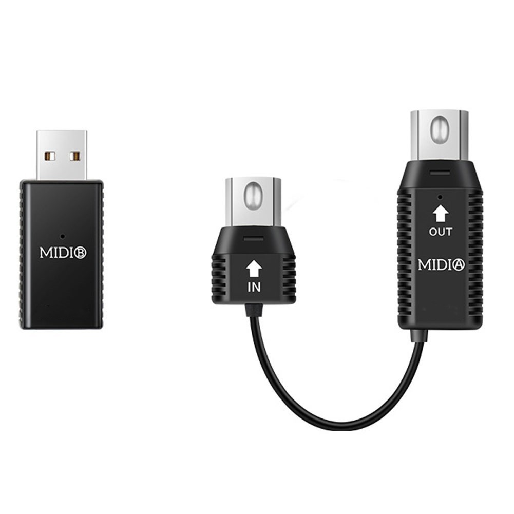 For MIDI Adapter Wireless 5pin USB Interface Adapter Connector Keyboard New