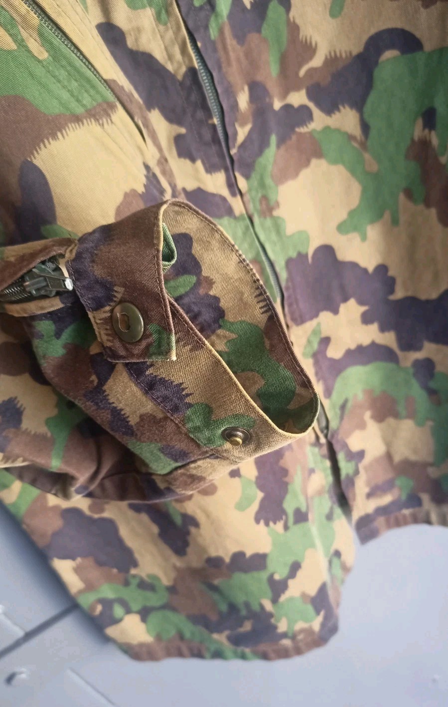 Army camouflage jacket. Combat soldier jacket Taz 90