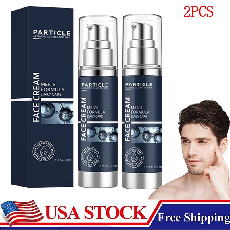 2X Particle Face Cream Men 6 in 1 Anti-Aging Cream Fights Eye Bags Dark Spots US
