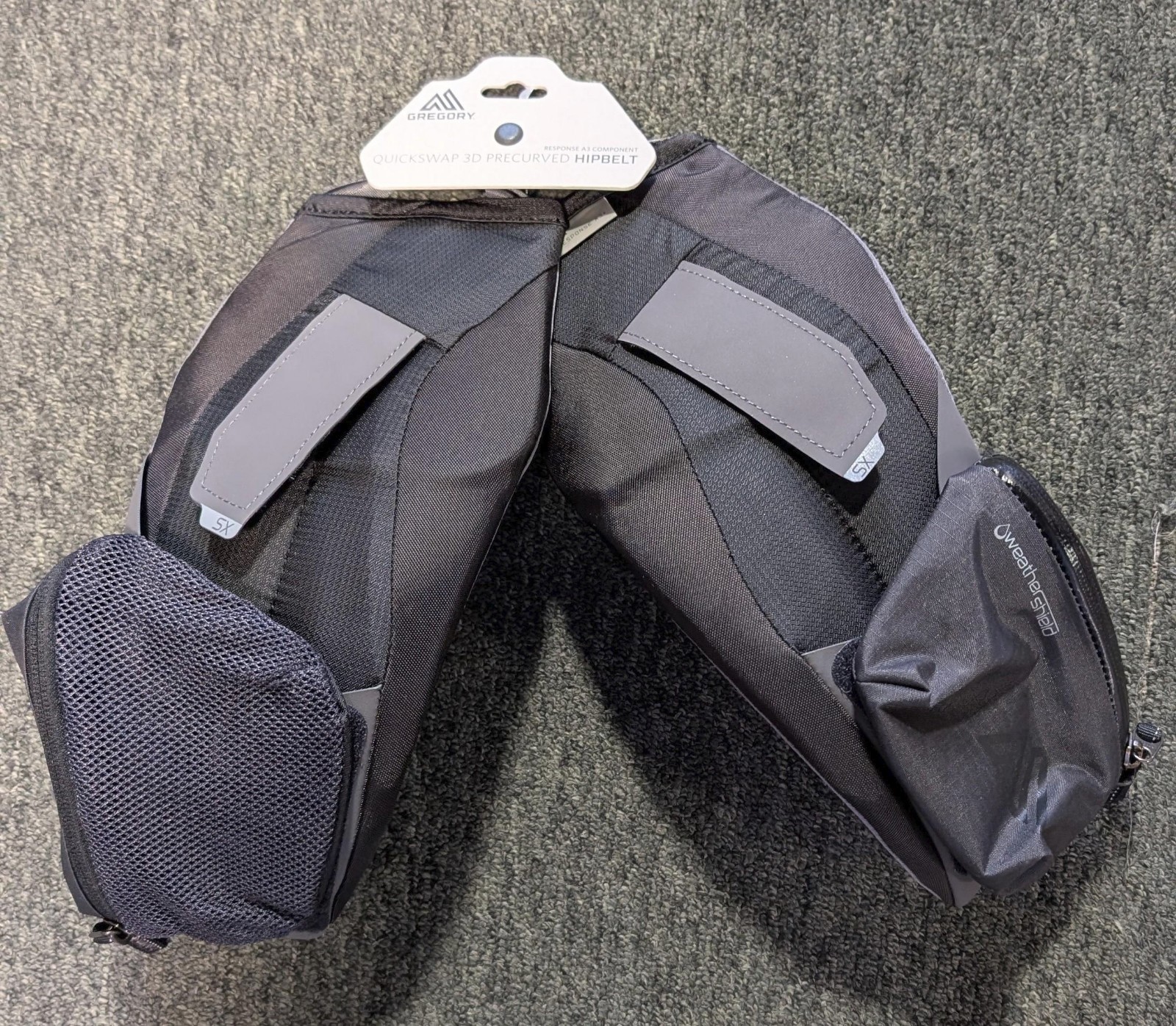 GREGORY QUICKSWAP 3D PRECURVED HIPBELT/ RESPONSE A3 COMPONENT