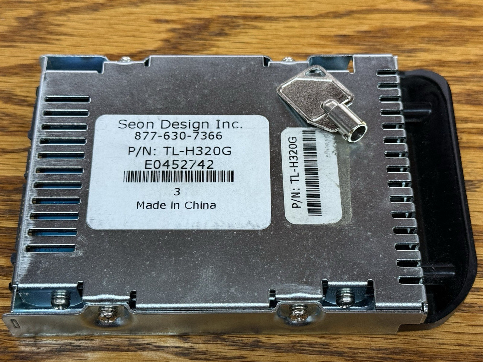 Seon Design Hard Drive TL-H320G 320G with Key for use in Trooper TL4 TL-4 DVR