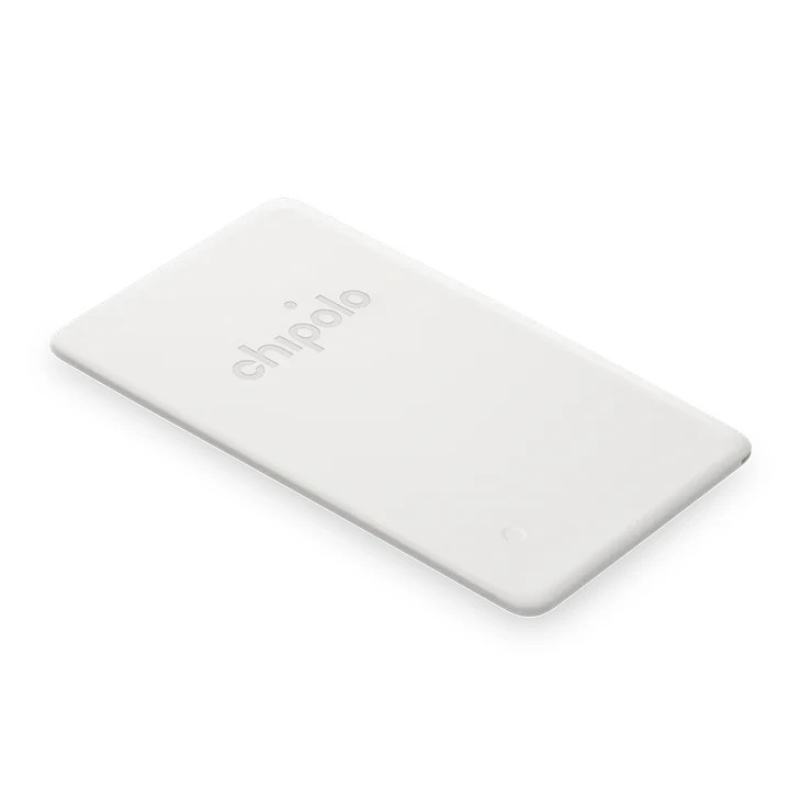 Chipolo Card Point Bluetooth Wallet Finder for Android Devices ONLY - White