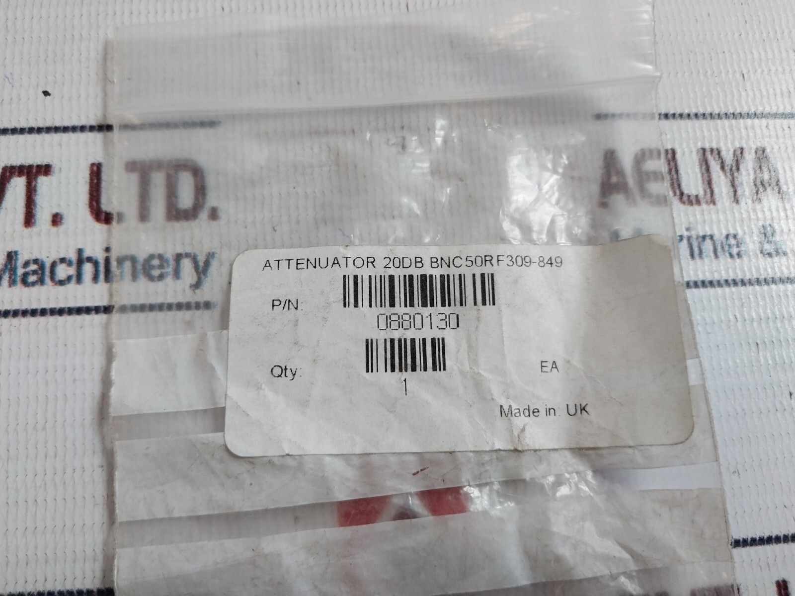 JFW 50F-020 20DB Fixed Attenuator 0880130
