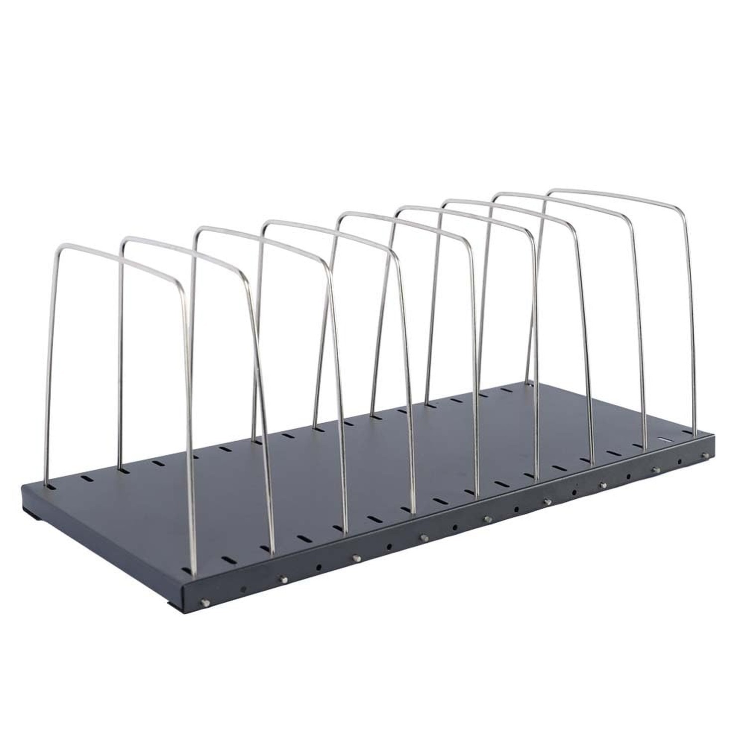 MMF Industries STEELMASTER Adjustable Desk File Organizer Rack | 8 Compartmen...