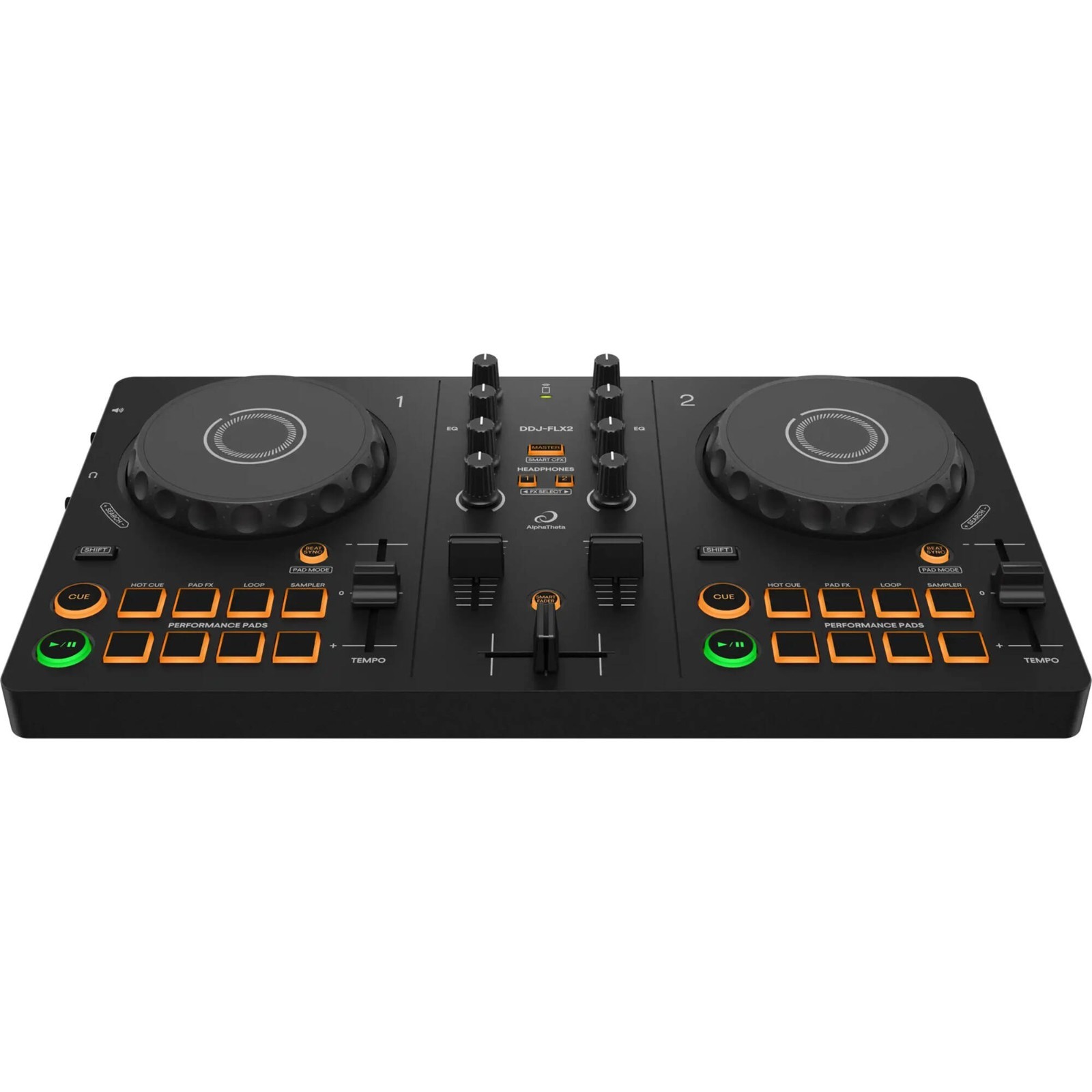 AlphaTheta DDJ-FLX2 DJ Controller SeratoDJ Lite DDJFLX2 Compact Portable