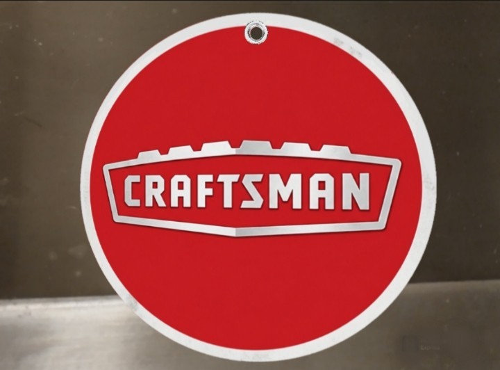 Classic Craftsman Quality Tools Metal Decor Sign