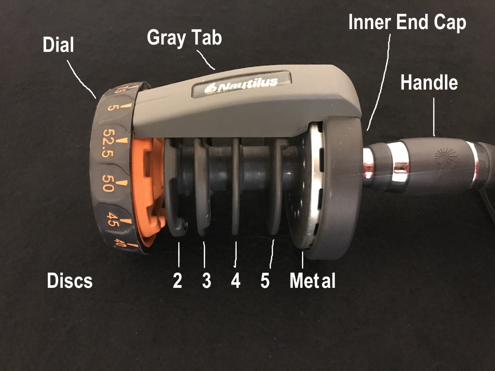 Bowflex Nautilus 552 SERIES 1 Grip SelectTech Dumbbell Replacement Handle Part