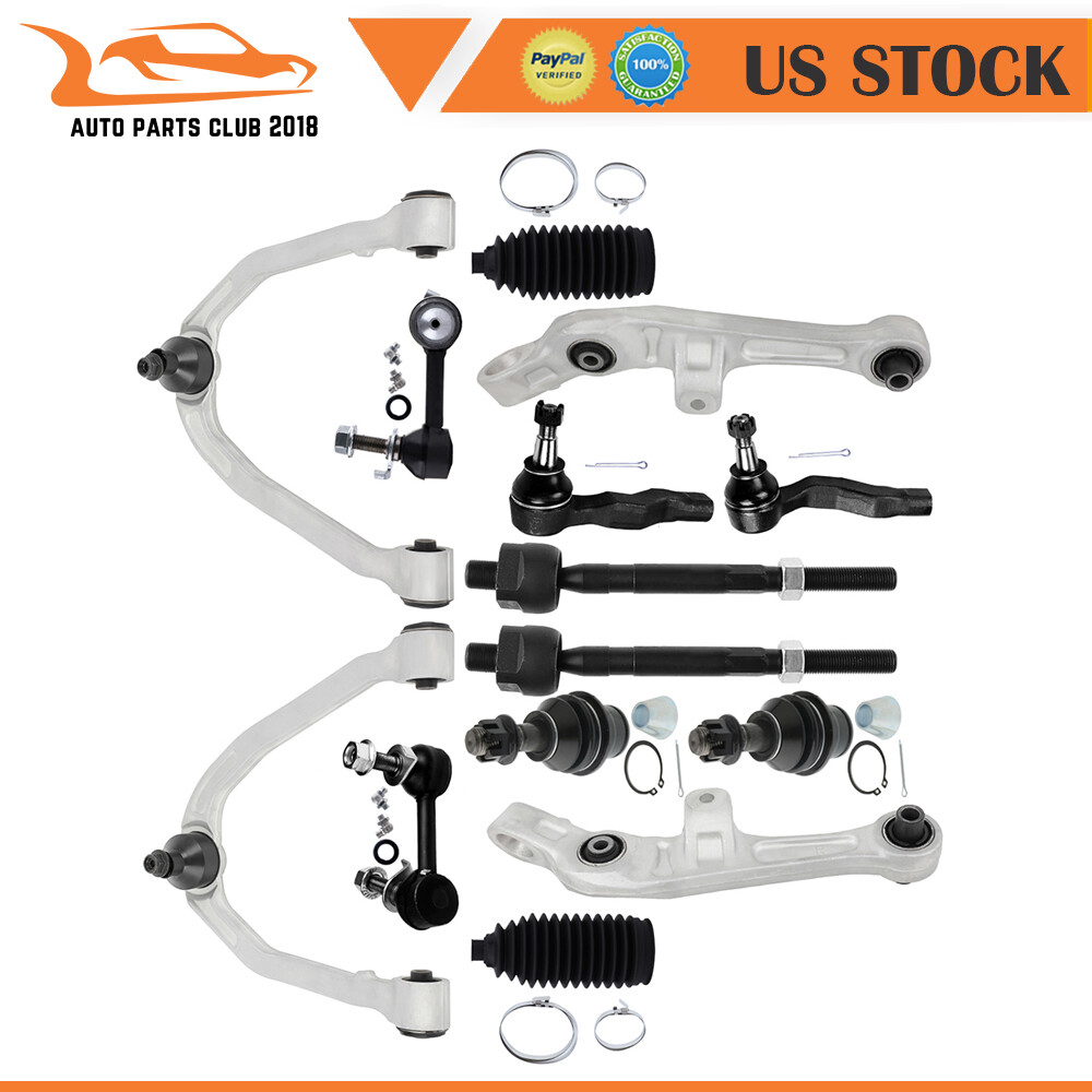 14pcs Front Control Arm w/ Ball Joints Suspension Kit For 2003-2007 INFINITI G35
