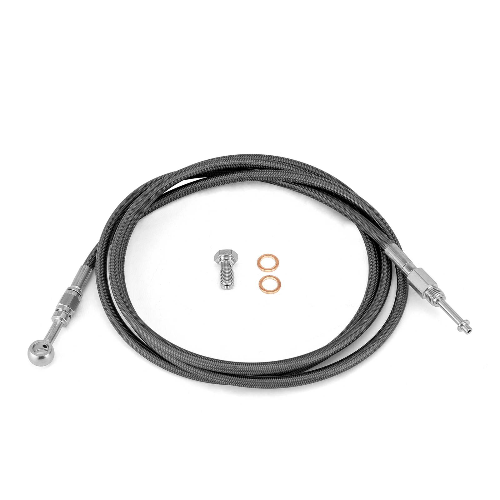 Stainless Steel Hydraulic Clutch Line +6" For Harley CVO Touring FLHTCUSE V-Rod
