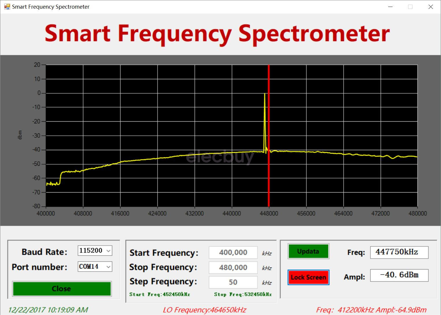 3GHz Handheld Spectrum Analyzer 83.5-4300MHz Frequency Spectrometer RF Source