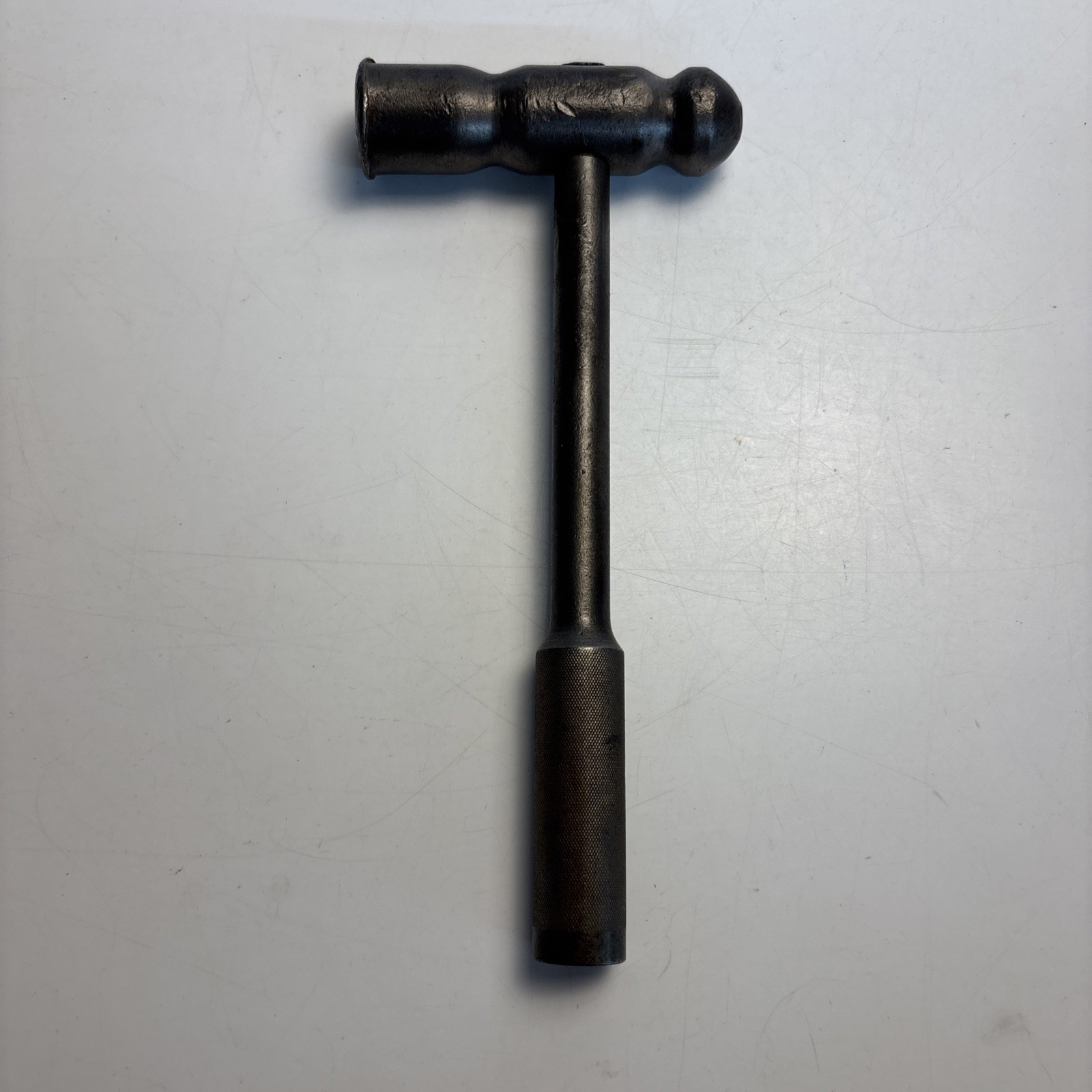 Vintage Machinist Ball Peen Hammer 8” All Steel 1 lb 3 oz