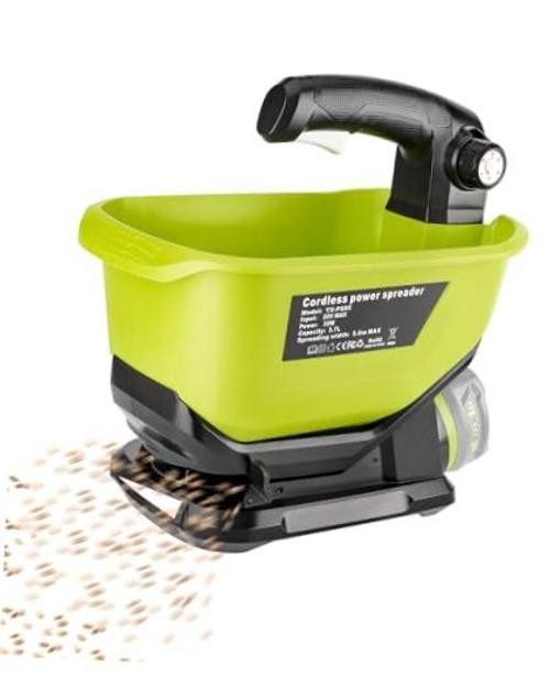 Seed Spreader for Ryobi 18v Battery,Handheld Fertilizer Spreader for