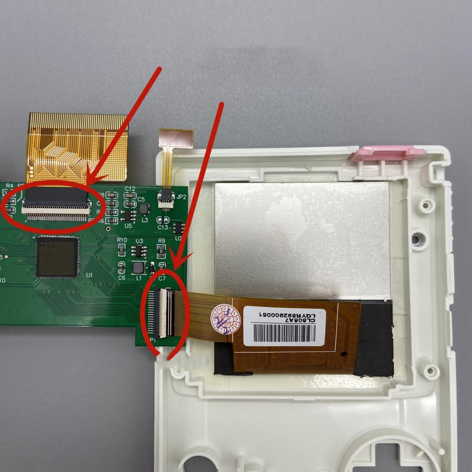 Replacement Backlight LCD Screen Modification Kit for Nintendo Game Boy Color