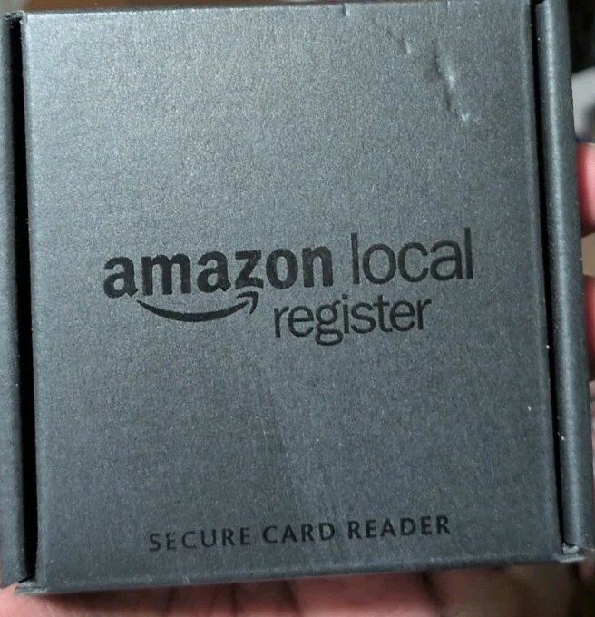 Amazon Local Register Secure Credit Card Reader NEW SEALED (but discontinued?)