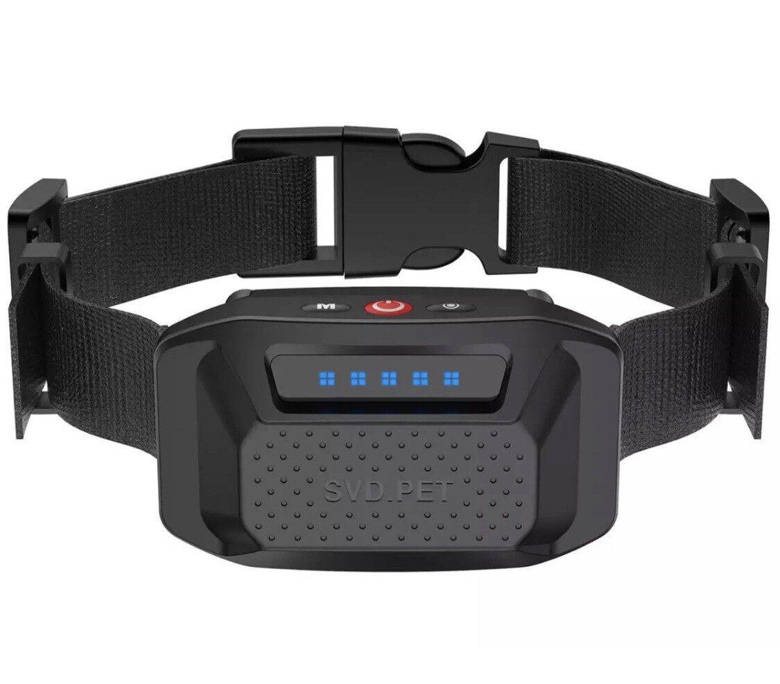 SVD.PET Waterproof Dog Bark Collar with Shock and Vibration Modes USB Rechargeab