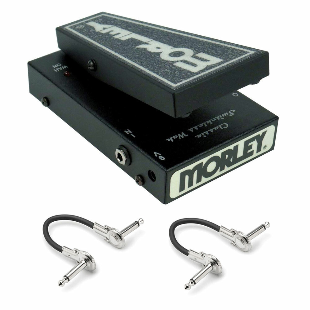 Morley 2020 Mini Classic Switchless WAH Pedal w  2x Phone 14 Cables G2U