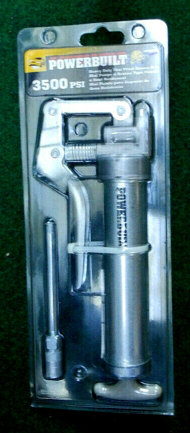 POWERBUILT 3500 PSI HEAVY DUTY MINI PISTOL GREASE GUN
