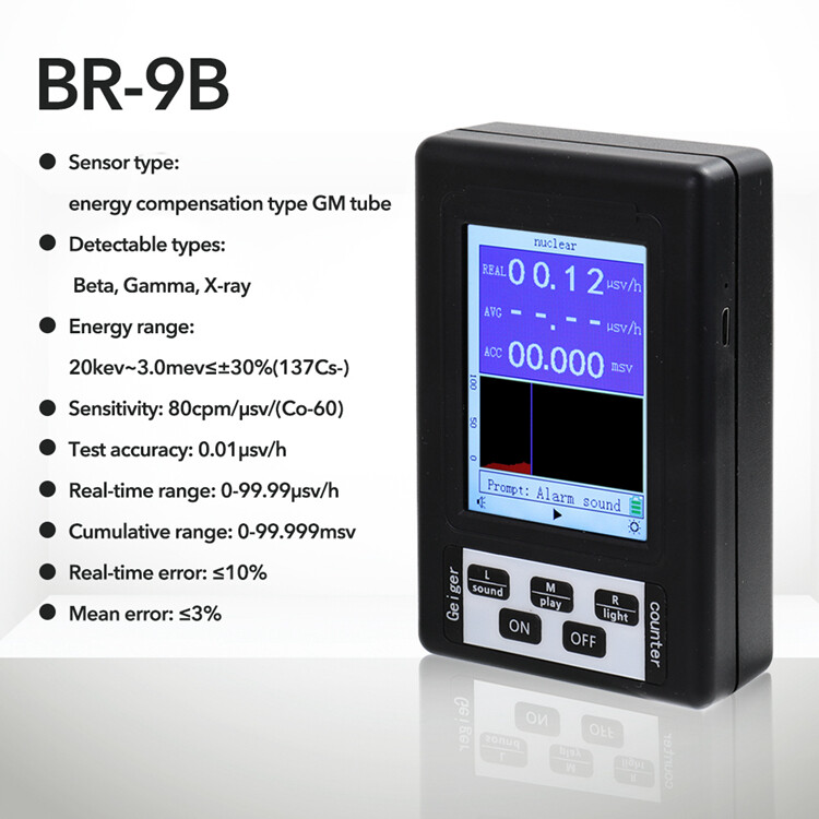 Handheld Nuclear Radiation Detector Geiger Counter Radiation Tester