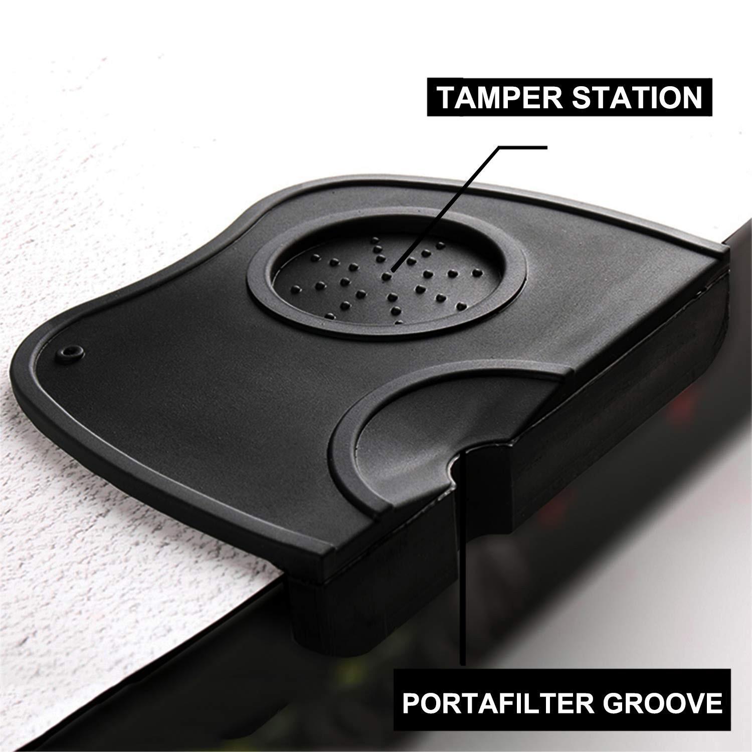 Coffee Tamper Mat Silicone Corner Tamping Mat (Medium) Medium