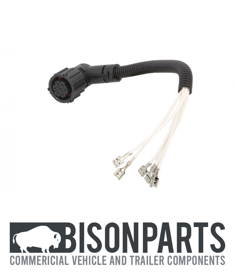 REAR LAMP 7 PIN AMP 1.5 CONNECTOR KIT WITH CABLE FITS SCANIA 4 5 6 G T SERIES