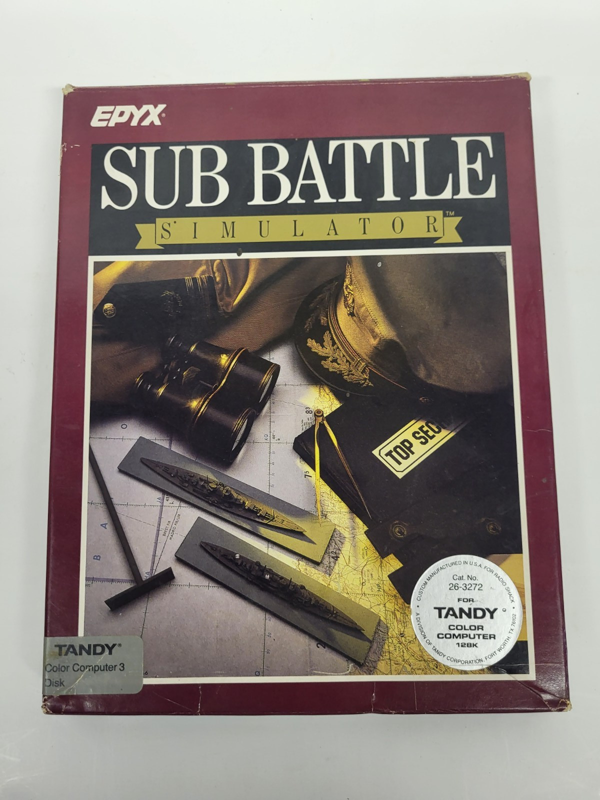 Tandy TRS-80 CoCo3 Sub Battle 26-3272 - CIB