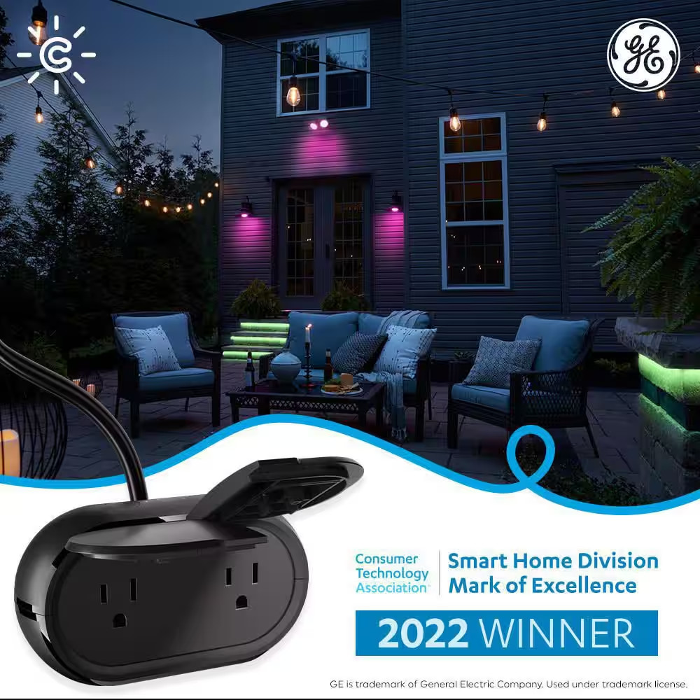 120-Volt 2-Outlet Outdoor Smart Plug