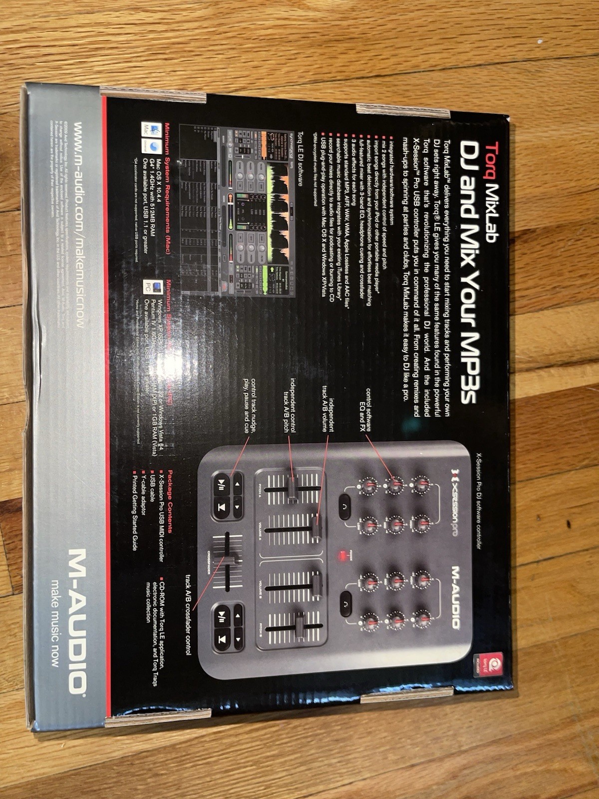 M-Audio XSession Pro Torq Mix Lab MIDI DJ & Mix Controller (USB)