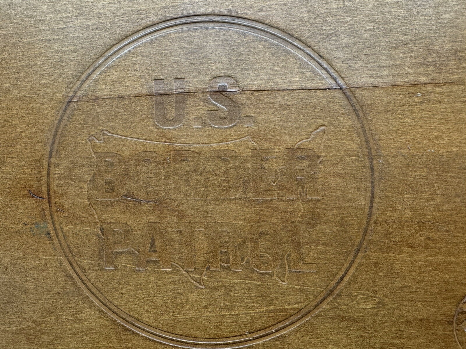 Smith & Wesson K Frame U S Border Patrol Presentation Box